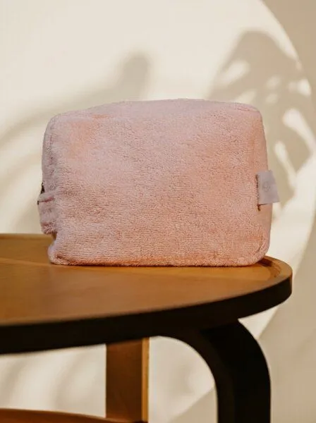 Pamukia Pamukia Kosmetiktäschchen aus 100 % GOTS-zertifizierter Bio-Baumwolle | Kollektion Essence, Rosa, – Produktbild 2 von 5