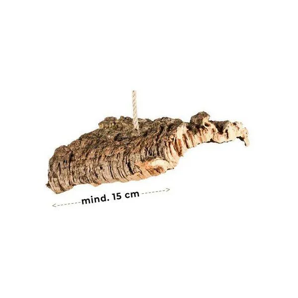 Kork-Deko Kork-Deko Vogel-Schaukel aus Naturkork-Rinde, flach 15 cm – Produktbild 5 von 6