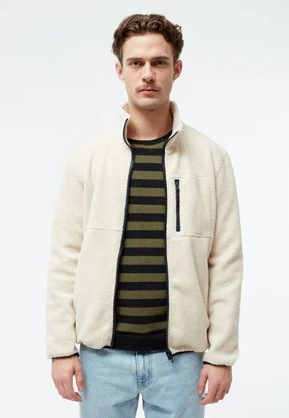 Givn Berlin Givn Berlin Fleece-Jacke Spencer, Off white, – Produktbild 2 von 4