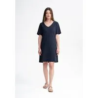 MELA V-Neck Kleid JANITRA | von MELA | Fairtrade & GOTS zertifiziert, Navy, – Produktbild 1 von 1