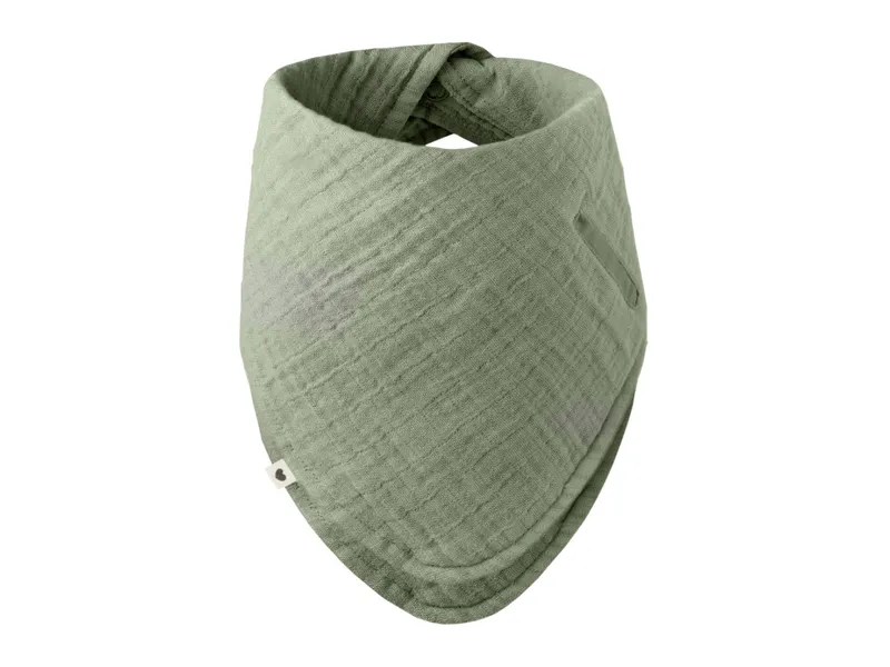BIBS BIBS Dreieckstuch Bandana Bio-Baumwolle Musselin Bib Onesize Maße 27 x 27 cm, Grün, – Produktbild 1 von 2