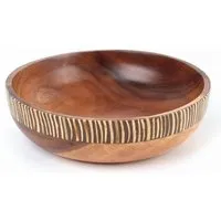 El Puente El Puente Schale | Fair Trade & Handmade aus Indonesien, Braun,natur, – Produktbild 1 von 1