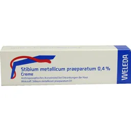 Weleda WELEDA STIBIUM METALLICUM PRAEPARATUM 0,4% Creme 25 g Creme – Produktbild 1 von 1