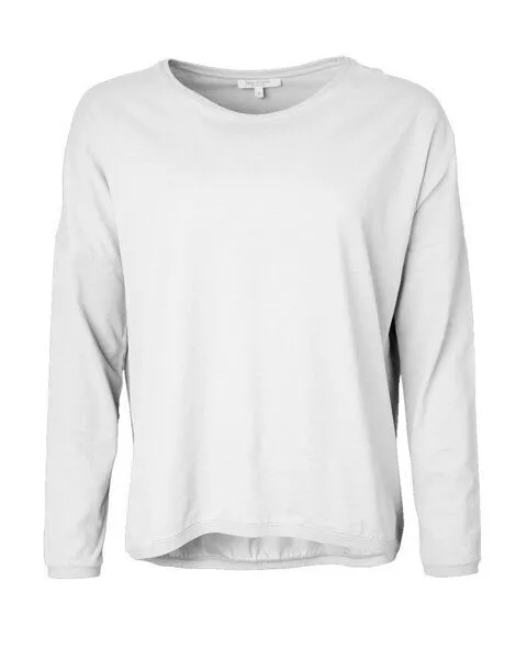 Alma & Lovis Alma & Lovis Oversized Langarmshirt aus Bio-Baumwolle | Loose Shirt, Weiss, – Produktbild 1 von 1