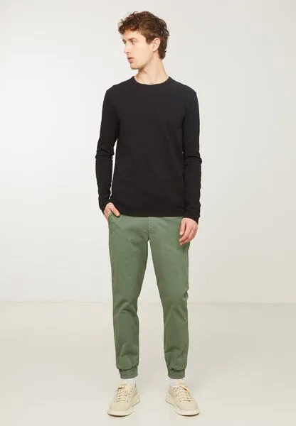 recolution Herren Jogg Chino aus Bio-Baumwoll Mix - MUSA - recolution, Khaki (grün), – Produktbild 4 von 7