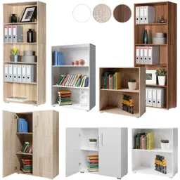 Casaria® Casaria Casaria Standregal Vela Eiche 5 Fächer 190 x 60 x 31cm braun – Produktbild 1 von 1