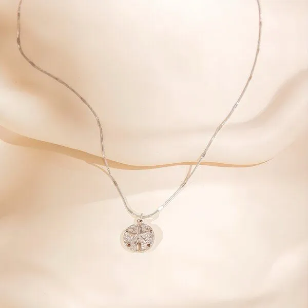 ELEKTROPULLI ELEKTROPULLI Kette 1mm schmal mit Anhänger, Set mit Ohrringen, Silber, – Produktbild 1 von 4