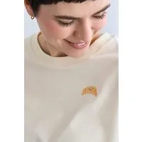 Kultgut Kultgut Artdesign - Boxi Shirt aus naturbelassener Biobaumwolle /Little Croissant – Produktbild 1 von 1