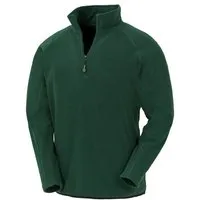 Result Genuine Recycled Result Genuine Recycled Recycelter Fleecepullover Troyer Unisex Damen / Herren, Grün (forest), – Produktbild 1 von 1