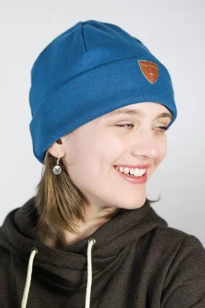 Frija Omina Frija Omina Bio Beanie Basel, Kornblume (blau), – Produktbild 1 von 1