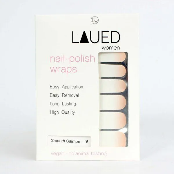 Vargu Vargu LAUED vegane Nagelfolien solid statement, Smooth salmon, – Produktbild 3 von 4