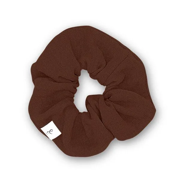 Hutch&Putch Hutch&Putch Musselin-Scrunchie • Kinder, Dunkelbraun, – Produktbild 1 von 1