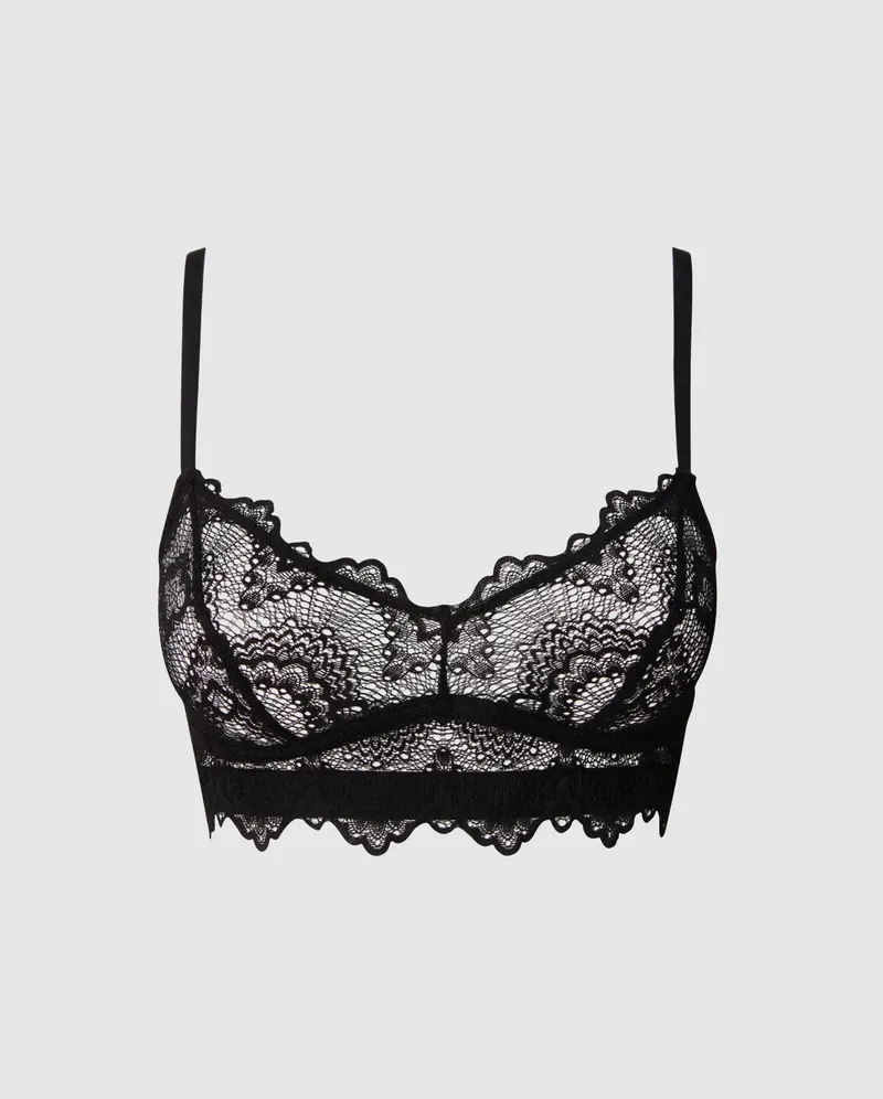 Understatement Understatement Damen vegan Balconette Schwarz, Schwarz, – Produktbild 1 von 2