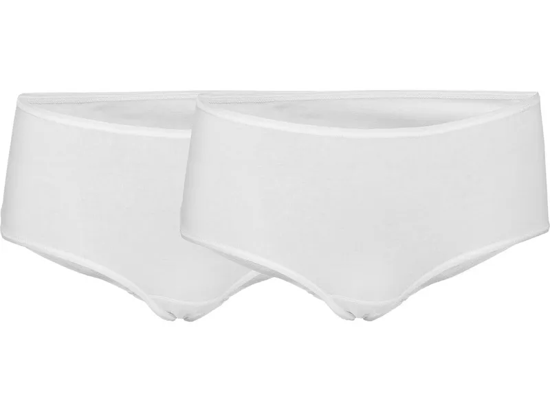 Living Crafts LIVING CRAFTS - Damen Panty, 2er-Pack - Weiß (95% Bio-Baumwolle; 5% Elasthan), Nachhaltige Mode, Bio Bekleidung, Weiß, – Produktbild 3 von 3