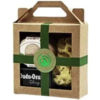 Spa Vivent Spa Vivent Geschenkset :Seifendose aus Flüssigholz, Dudu Osun Seife, Naturschwamm, Grün, – Produktbild 1 von 1