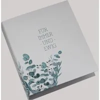 Fines Papeterie Fines Papeterie Ordner für Hochzeit Din A4 * Eukalyptus * als Hochzeitsplaner oder Gästebuch – Produktbild 1 von 1