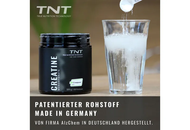 TNT (True Nutrition Technology) Creatine Monohydrate Creapure® Pulver, 500 g – Produktbild 3 von 5
