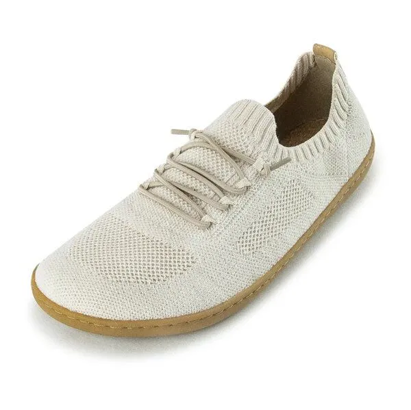 Doghammer Doghammer Sommerlicher Barfußschuhe aus gestrickter Merinowolle - Terrar Knit, Papyrus (beige), – Produktbild 2 von 3