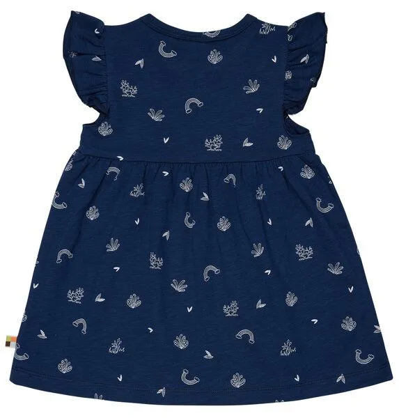 loud + proud loud + proud Babys & Kinder Kleid Slub Jersey, GOTS-zertifiziert, Ultramarin(blau), – Produktbild 1 von 2