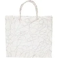 El Puente El Puente Geschenktasche "Fadenspiel" | Fair Trade & Handmade aus Bangladesch, Rosa, – Produktbild 1 von 1