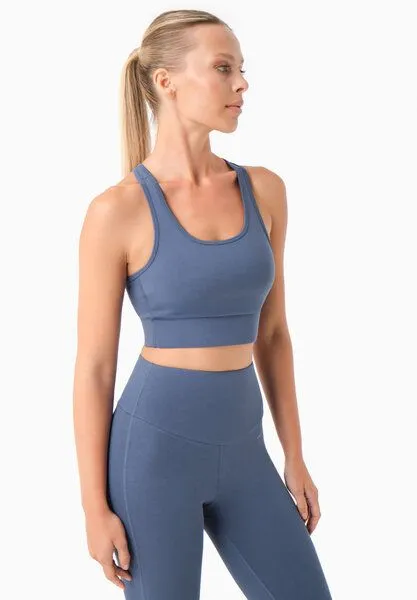 ORGANICATION ORGANICATION BIANNCA | Bralette aus Bio-Baumwolle, Light navy, – Produktbild 1 von 4