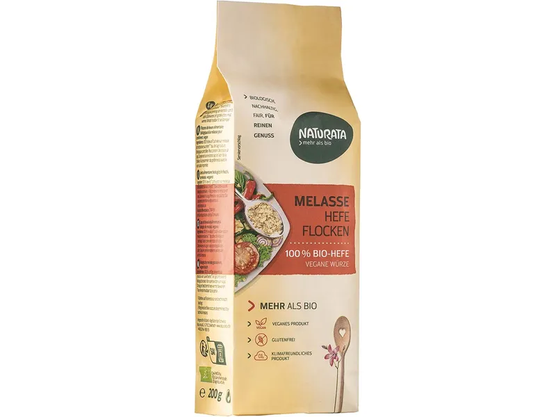 Naturata NATURATA Bio-Melasse-Hefeflocken, vegane Würze, 200 g – Produktbild 1 von 1