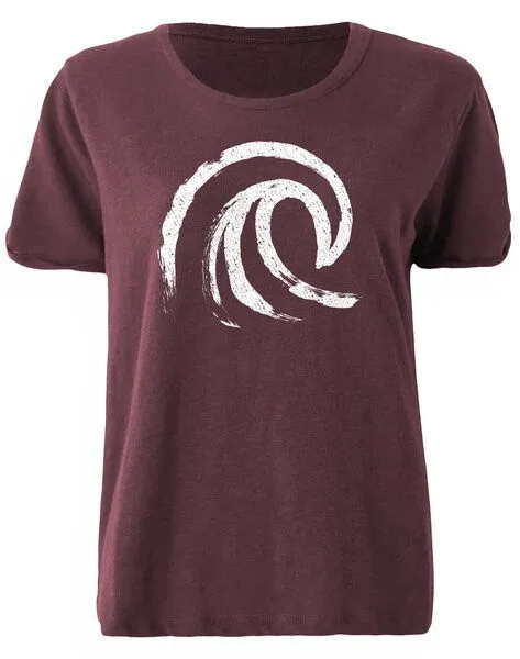 Lexi&Bö Lexi&Bö Wave Oversized T-Shirt Damen, Blue granite (grau), – Produktbild 1 von 2