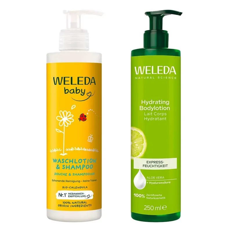 Weleda Calendula Waschlotion & Hydrating Bodylotion – Produktbild 1 von 1