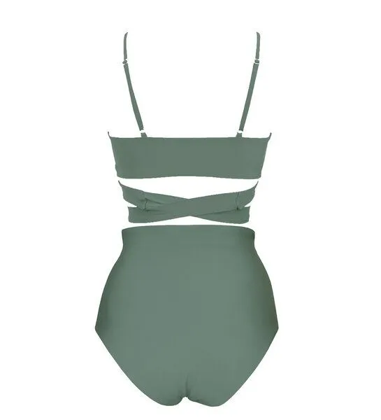 Anekdot Anekdot Bikini Set Lin Top + Core High Slip, Green, – Produktbild 3 von 3