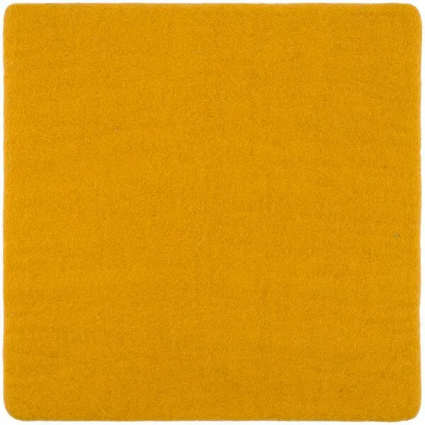 myfelt myfelt Flachfilz Sitzauflage (⌀ 36 cm, 36 x 36 cm), Senfgelb (klara), – Produktbild 1 von 4