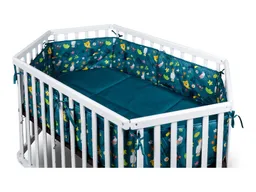 tiSsi® Nestchen Lies 80 x 136 cm, petrol jungle – Produktbild 1 von 1
