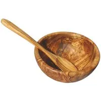 Olivenholz erleben Olivenholz erleben Müslischale Ø 14 cm aus Olivenholz inkl. Löffel – Produktbild 1 von 1