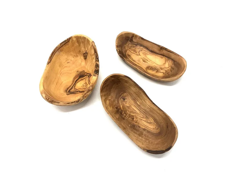 Olivenholz erleben Olivenholz erleben Schale Rustikal oval aus Olivenholz – Produktbild 7 von 8