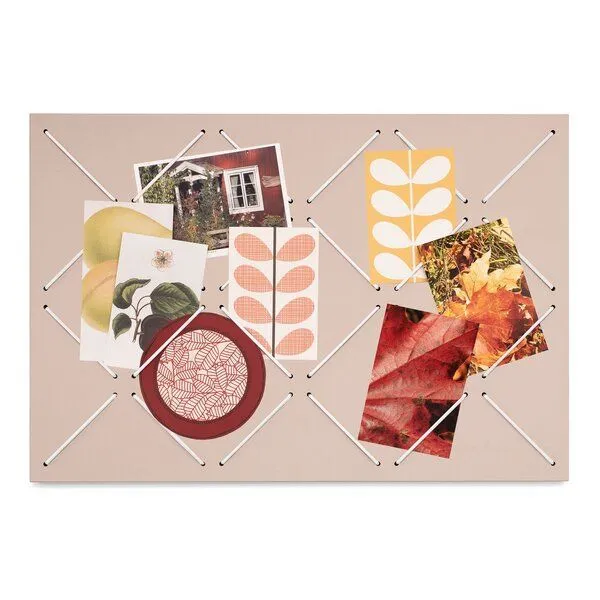 klotzaufklotz klotzaufklotz Pinnwand Linoleum, Blassrosa, – Produktbild 1 von 5
