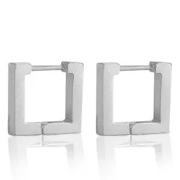 ELEKTROPULLI Eckige Ohrringe ca. 12 x 12mm von Elektropulli – Produktbild 1 von 1