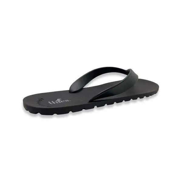thies thies Vegane Eco Thong Beach Sandale aus pflanzenbasierendem Kunststoff, Black (schwarz), – Produktbild 3 von 4