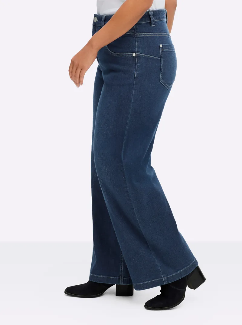 sheego Jeans blue-stone-washed, Blue-stone-washed, – Produktbild 2 von 2