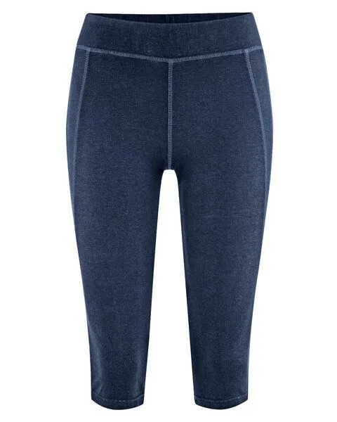 HempAge HempAge Yoga Leggins Hanf/Biobaumwolle, Navy (blau), – Produktbild 3 von 4