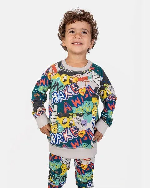 NAADA NAADA Sweatshirt Graffiti – Produktbild 4 von 4