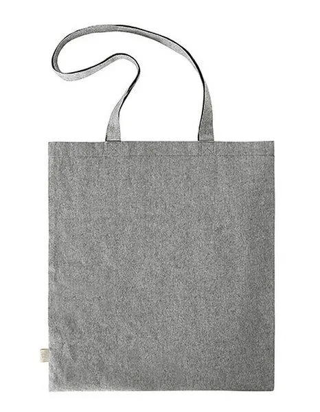 Halfar Halfar Einkaufstasche aus recycelter Baumwolle 38 x 42 cm, Hellgrau, – Produktbild 1 von 1