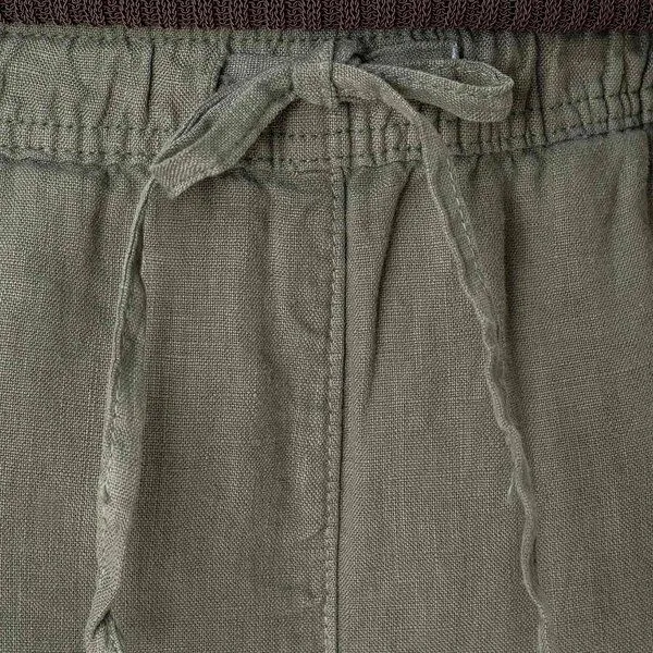 YTWOO YTWOO Relaxed Damen Leinenhose, Organic khaki, – Produktbild 4 von 4