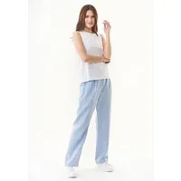 ORGANICATION ORGANICATION Hose aus TENCEL Lyocell und Leinen, Blau(blue indigo), – Produktbild 1 von 1