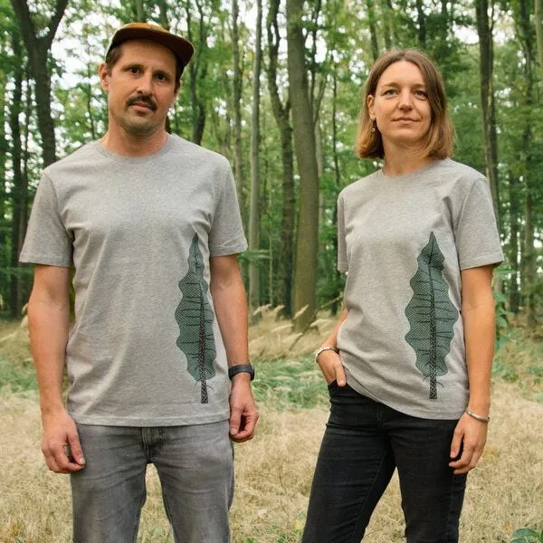 Cmig Cmig Tanne T-Shirt unisex, Heather grey grau, – Produktbild 1 von 4