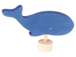 Grimms Grimms Wal Steckfigur aus Lindenholz, bunt lasiert Höhe 5 cm – Produktbild 1 von 1