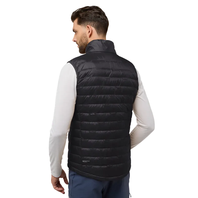 Jack Wolfskin Jack Wolfskin Passamani Down Vest Men Rds Winddichte Daunenweste Herren M grey,black, Phantom, – Produktbild 2 von 2