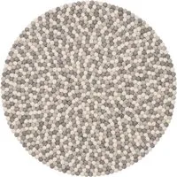 myfelt myfelt Filzkugelteppich rund, 100% Schurwolle, Multifarben (hella), – Produktbild 1 von 1