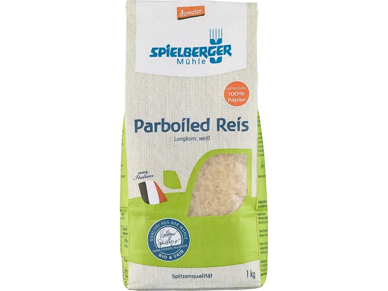Spielberger Mühle Spielberger Mühle Bio-Langkornreis weiß, parboiled, 1 kg – Produktbild 1 von 1