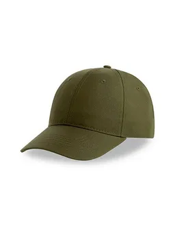 Atlantis Headwear Atlantis Headwear Recy Six Cap Klassische, strukturierte Baseballkappe, Geschwungener Schirm, Klettverschluss – Produktbild 1 von 1