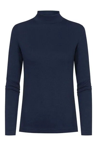 mey Mey Shirt langarm "Modern Rib" aus FSC-Modal, Deep shadow, – Produktbild 4 von 4