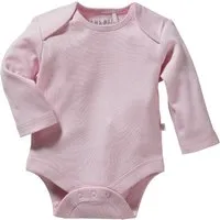 HANS NATUR Baby Langarmbody Bio-Baumwolle hellrosa Gr. 74/80 – Produktbild 1 von 1